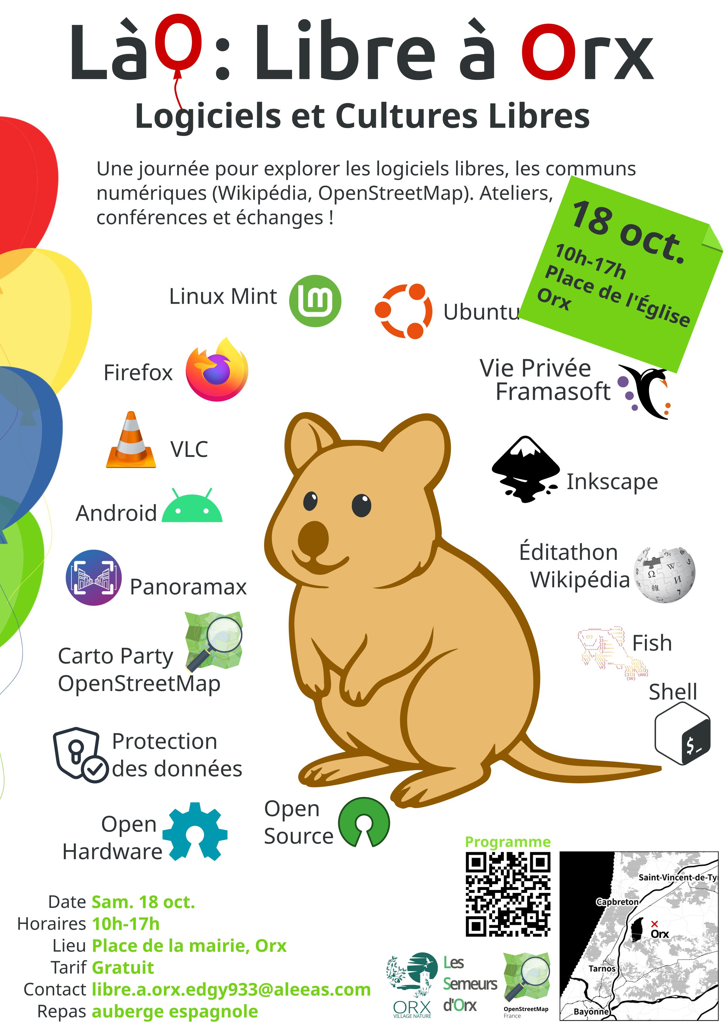Affiche Libre à Orx